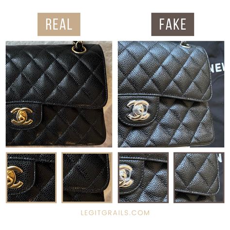 chanel black bag fake|how to tell a genuine chanel bag.